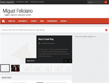 Tablet Screenshot of miguelfeliciano.com